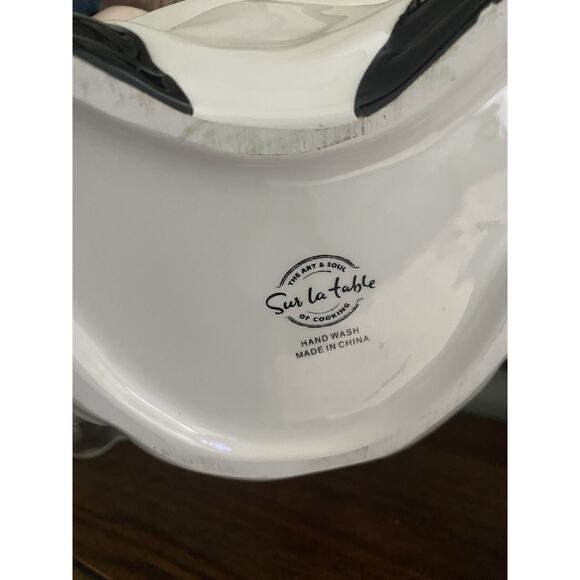 Vintage Sur La Table French Pasty Pig Cookie Jar Earthenware Ceramic Cookie Jar - Picture 4 of 7